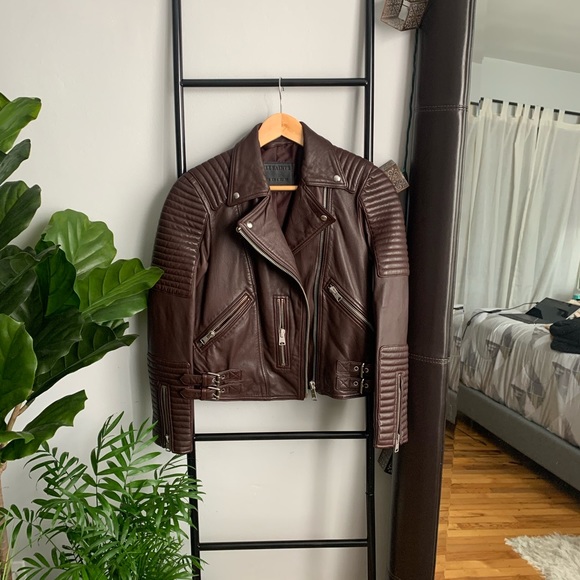 All Saints Jackets & Blazers - All Saints Leather Jacket size 4